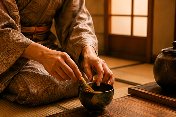 Cérémonie du thé à Kyoto