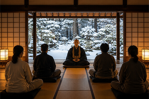 Expérience méditation à Koya-san – nuit en temple